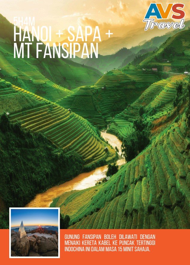 5D4N Hanoi + Sapa + Mt. Fansipan